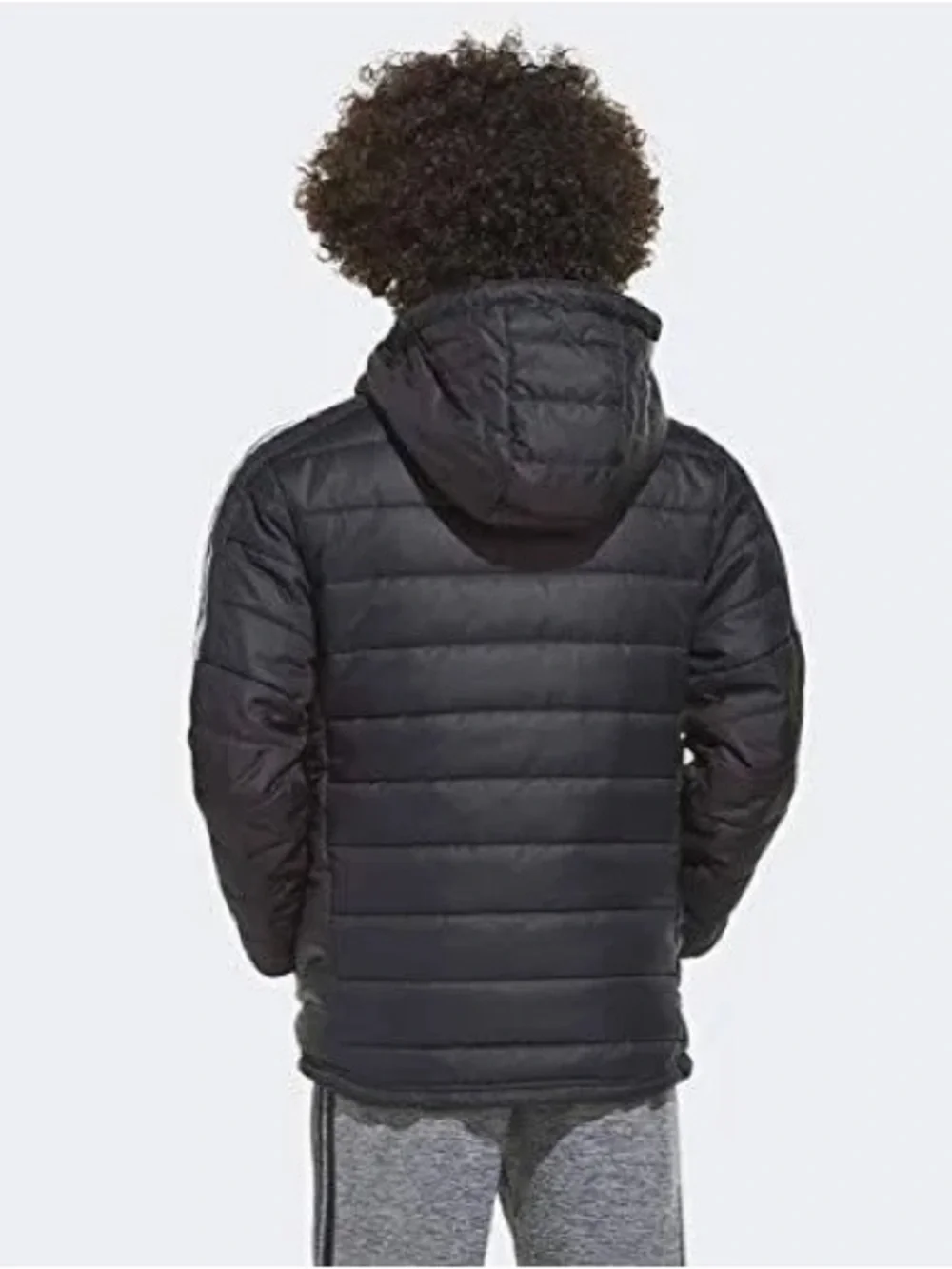 Adidas puffer coat black size XS or 6